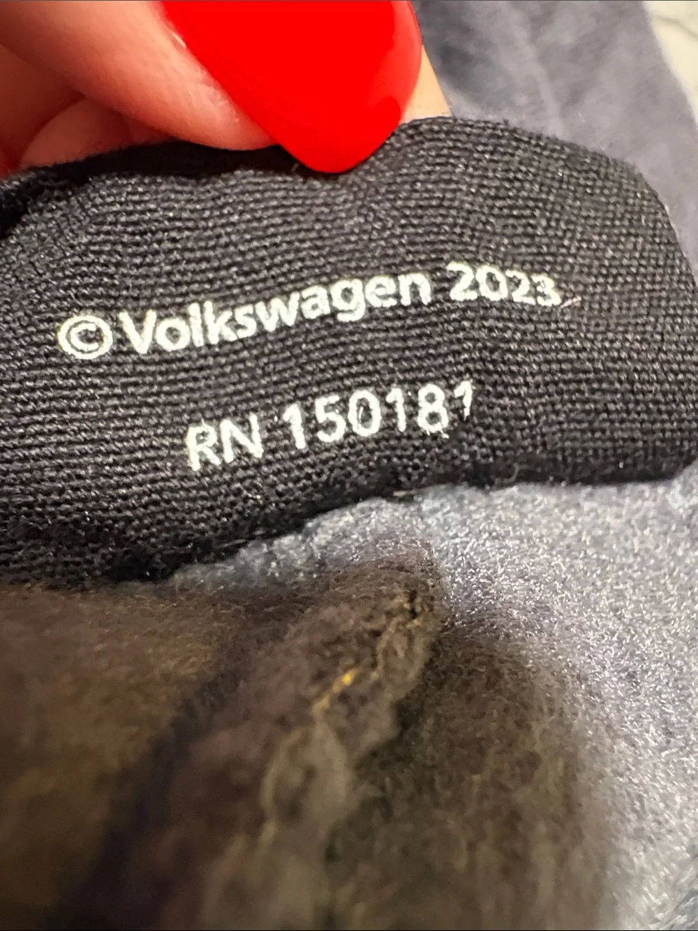 Women's Grey Shorts with Volkswagen Logo- Size Large